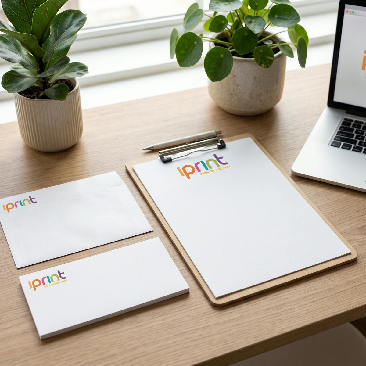 A4 letterheads from Iprint & Design in use
