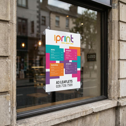 A3 leaflets from Iprint & Design in use
