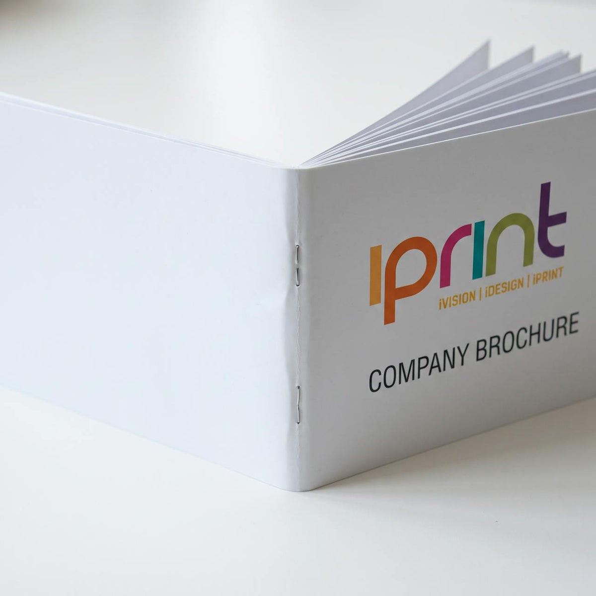 Close-up of A4 digital booklets printed by Iprint & Design, Derry