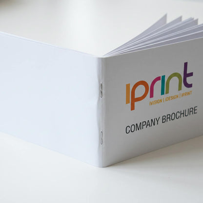 Close-up of A4 digital booklets printed by Iprint & Design, Derry