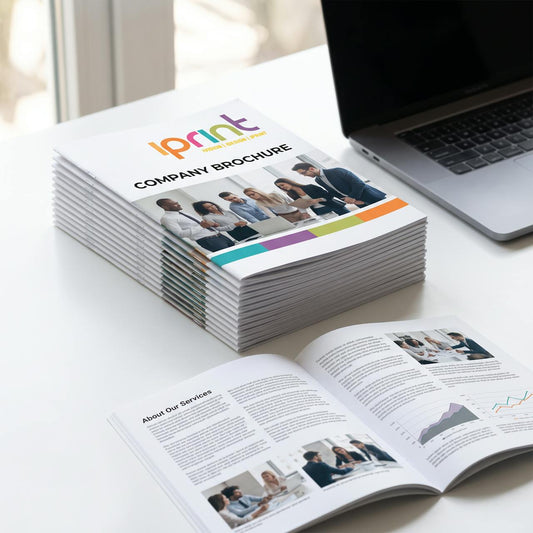 A4 saddle-stitched booklets printed by Iprint & Design, Derry