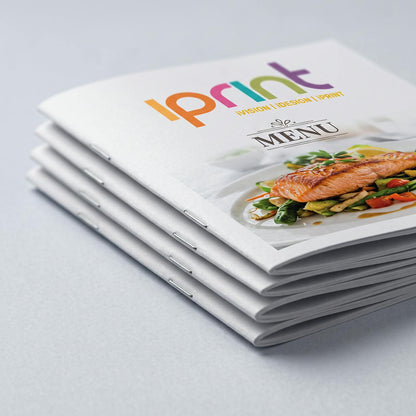 Close-up of A5 digital booklets printed by Iprint & Design, Derry