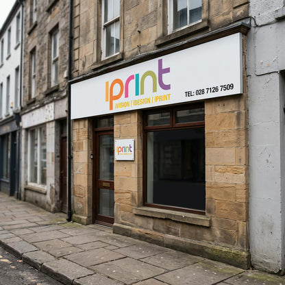 Dibond signs from Iprint & Design in use