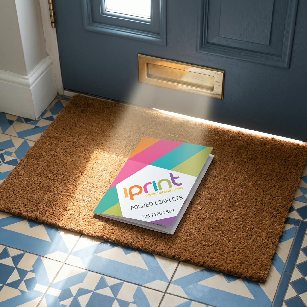 Folded leaflets from Iprint & Design in use