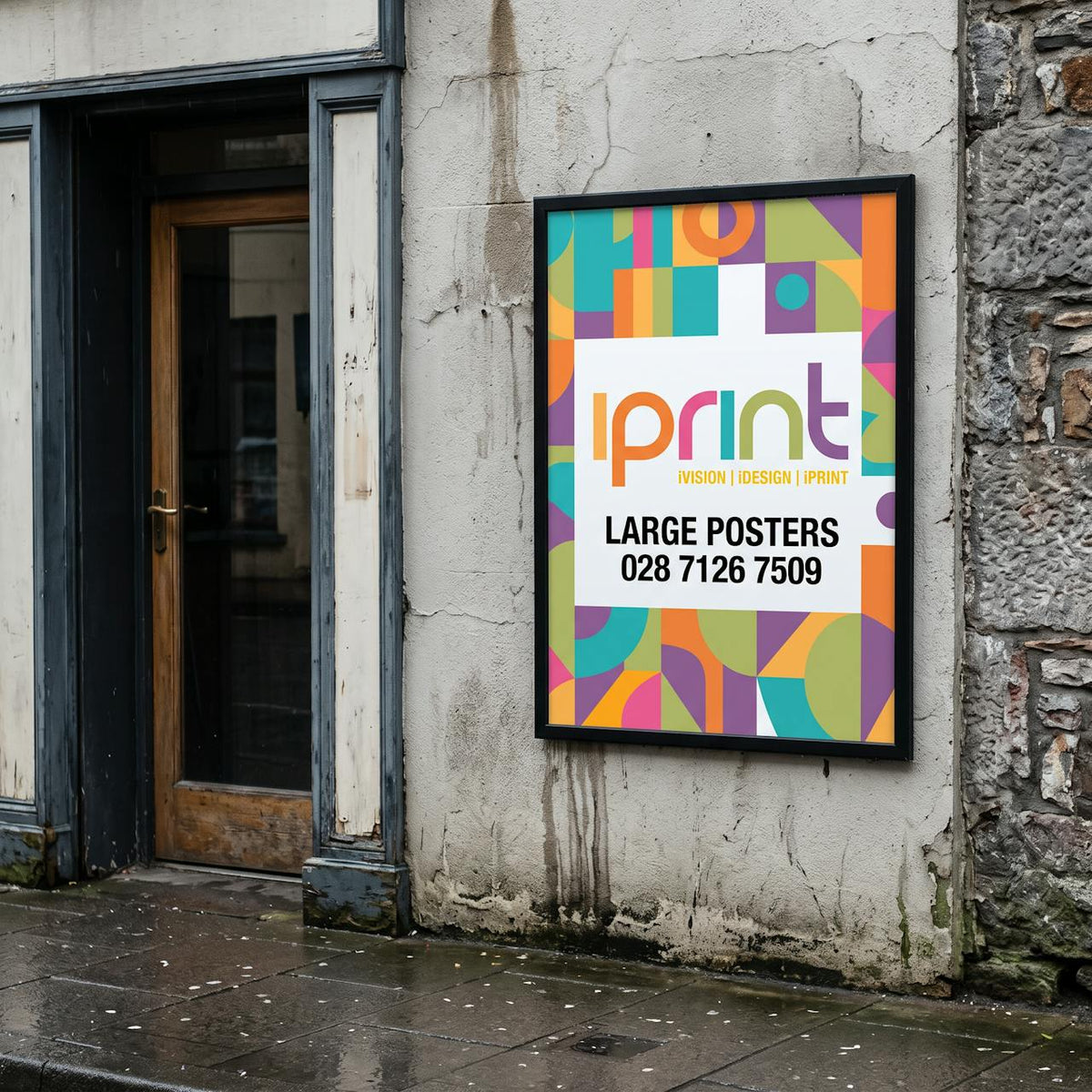 Large posters from Iprint & Design in use